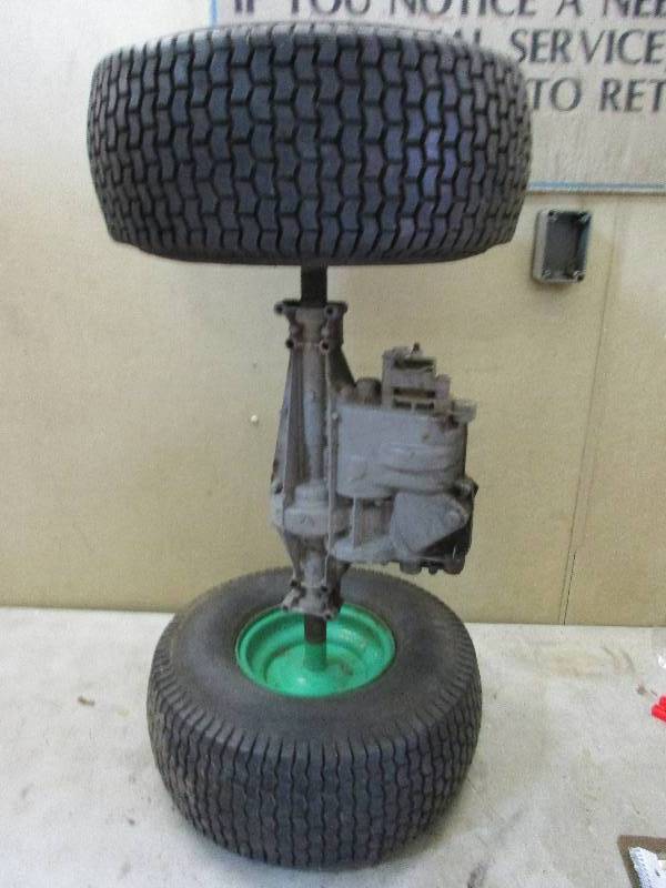 Mower rear axle