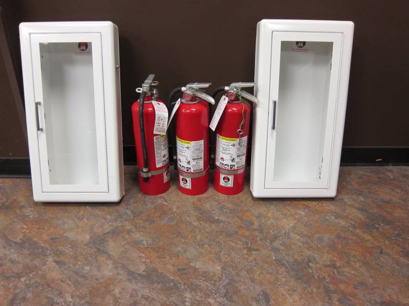 Fire Extinguishers and Cabinets