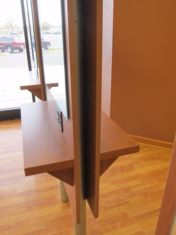 Two Beauty Stations with Mirrors and Electric
