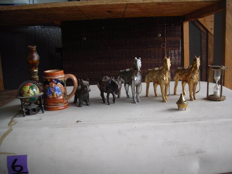 Vintage Carnival Horses & Other Figurines
