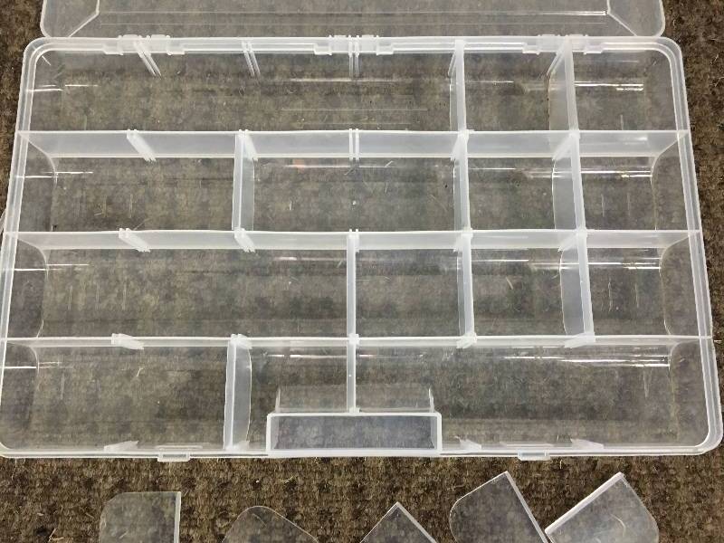 Storage container with inserts