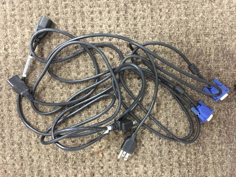 Box of Miscellaneous Cords