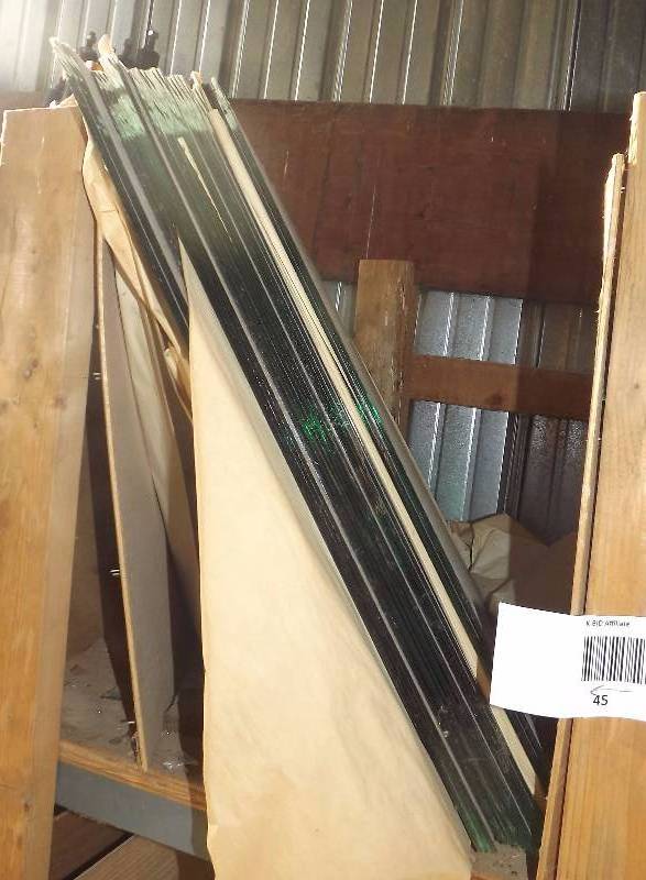 lot 45 image: Cabinet Making Glass LOT