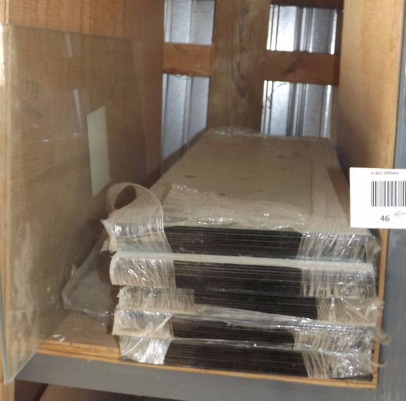 lot 46 image: Cabinet Making  Shelving Glass LOT