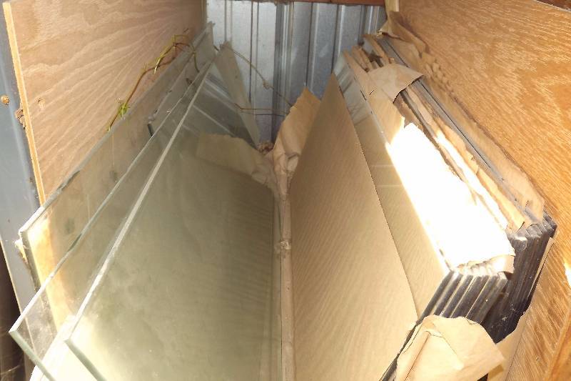lot 47 image: Cabinet Making  Shelving Glass Lot