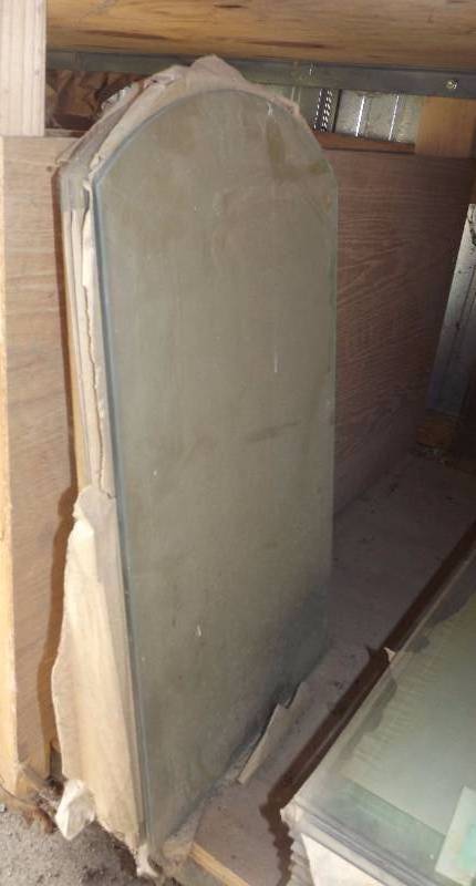 lot 52 image: Cabinet Making  Shelving Glass Lot