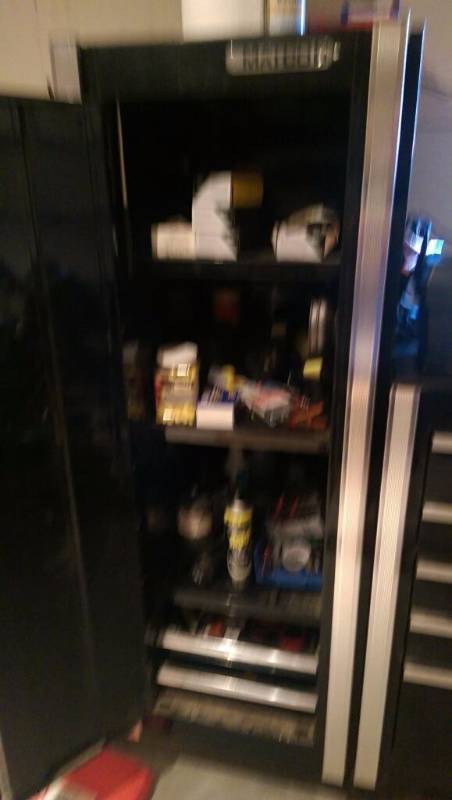 lot 1 image: MATCO 5S TOOL BOX, LOCKER AND TOOLS