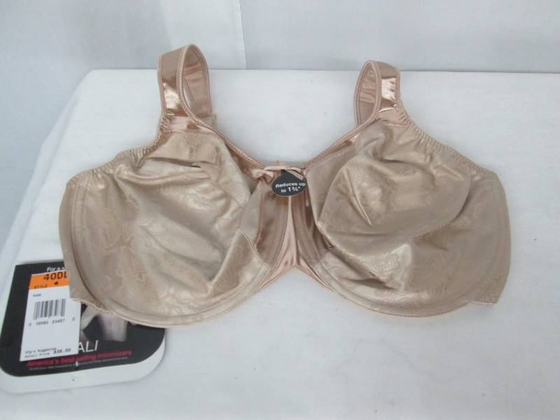 lot 52 image: Bali Satin Minimizer Underwire Bra