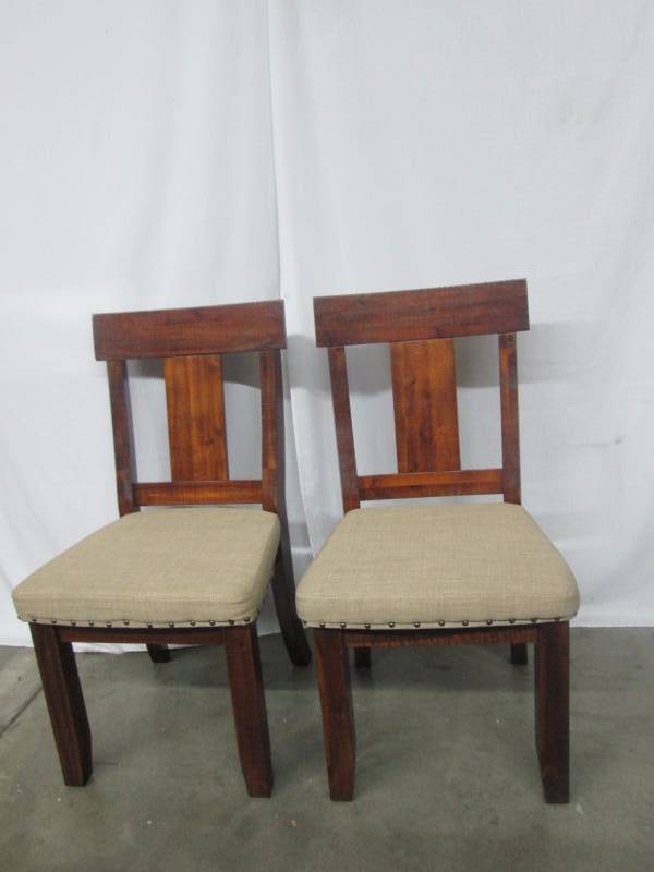 lot 10 image: Two Kitchen Chairs
