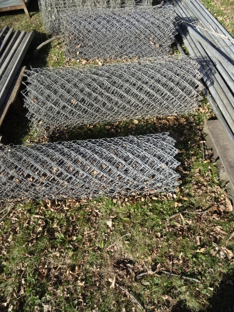 lot 65 image: 3 Rolls of Chain Link Fence 48 and 42