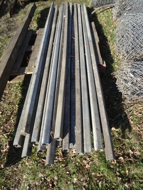 lot 66 image: Galvanized Track Makes Good Fence
