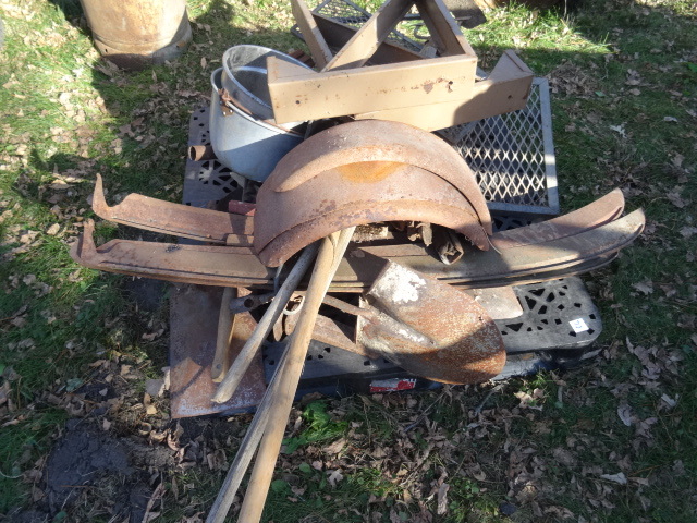 lot 73 image: Pallet of Misc, Farm Scythe Blades,