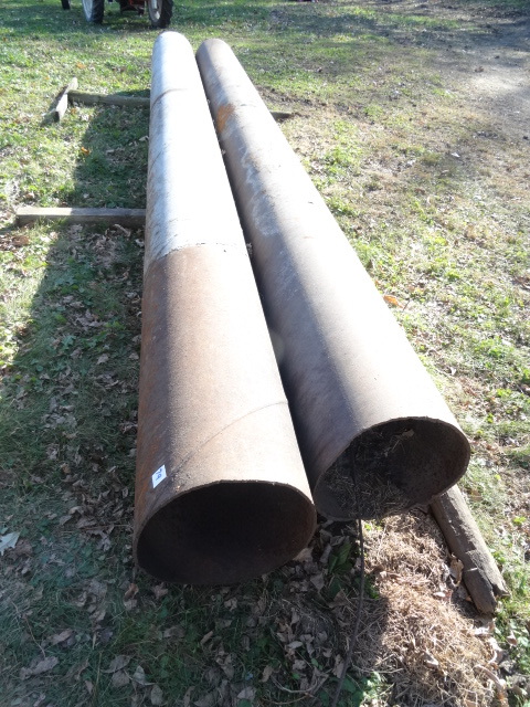 lot 79 image: 156 X 12 Steel Pipes Qty 2
