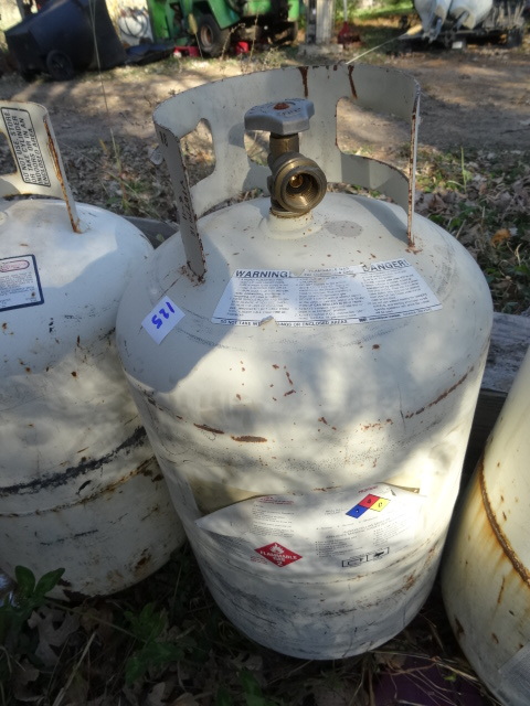 lot 125 image: 30 Lb. New Style Propane Tank