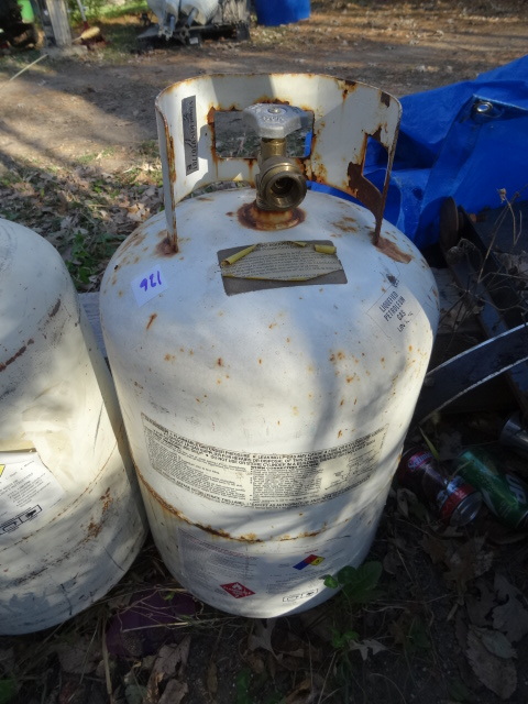 lot 126 image: 30 Lb. New Style Propane Tank