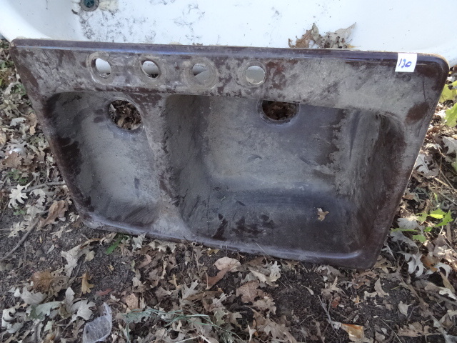 lot 130 image: 2 Cast Iron Sinks