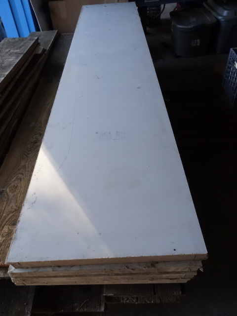 lot 136 image: Garage Door Panels 69 X 21 Qty 4