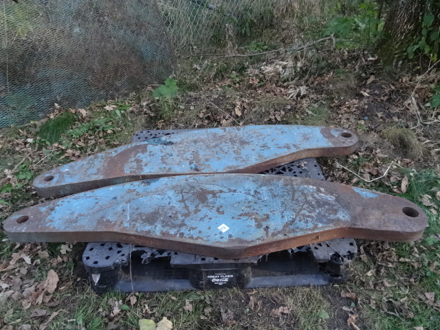 lot 275 image: 2 Heavy Pieces of Steel 2 Thick 60 X 16