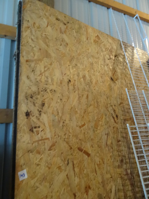lot 143 image: 4 X 8 Sheets of Chip Board.