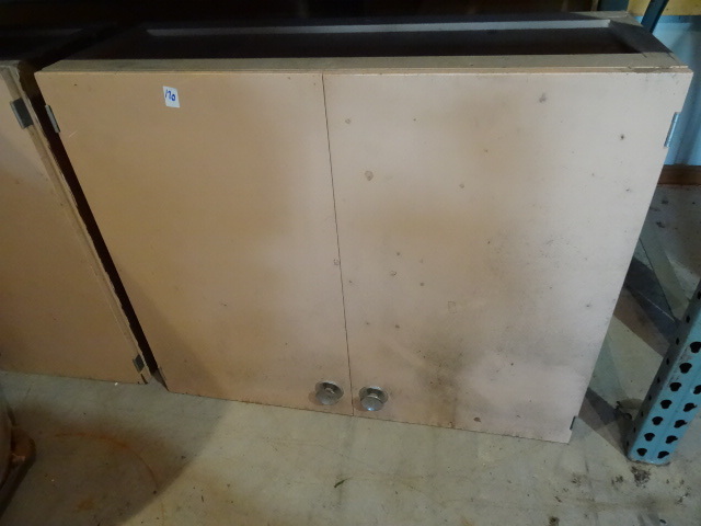 lot 170 image: Wood Wall Cabinet 36 X 13 X 30