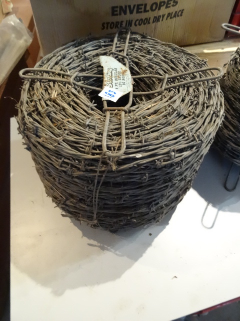 lot 185 image: Roll of Sterling Barbed Wire.