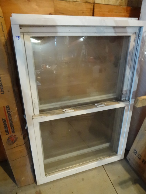 lot 198 image: 2 Vinyl Windows 32 X 45