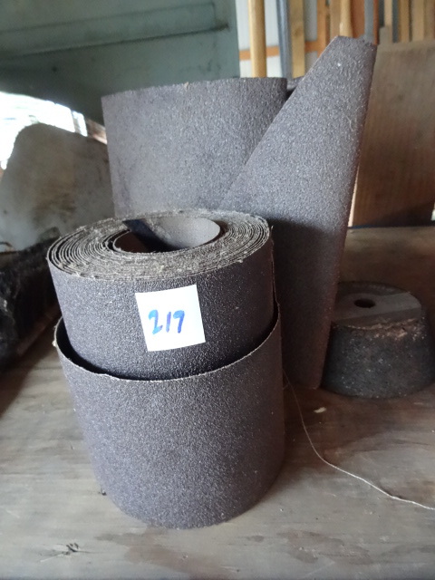 lot 217 image: Misc Sand Paper