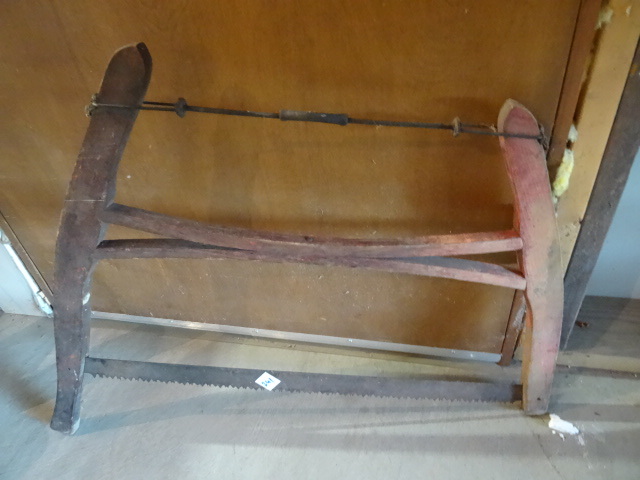 lot 241 image: Harp Saw