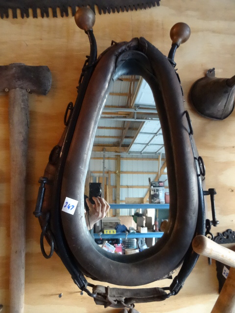 lot 247 image: Vintage Mirror in Horse Bridal