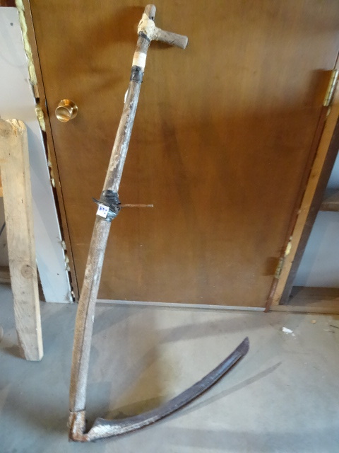 lot 249 image: Vintage Farm Scythe