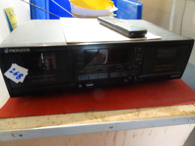 lot 268 image: Pioneer Stereo Double Cassette Deck
