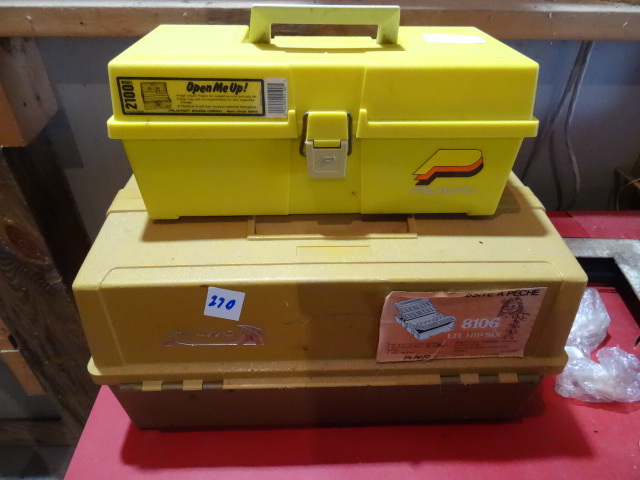 lot 270 image: 2 Tackle Boxes