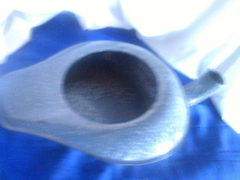 vintage metal bed pan
