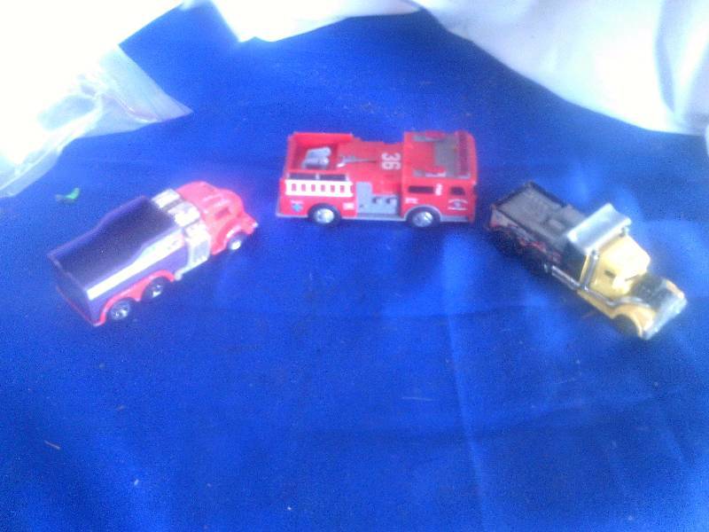 3 collectible trucks