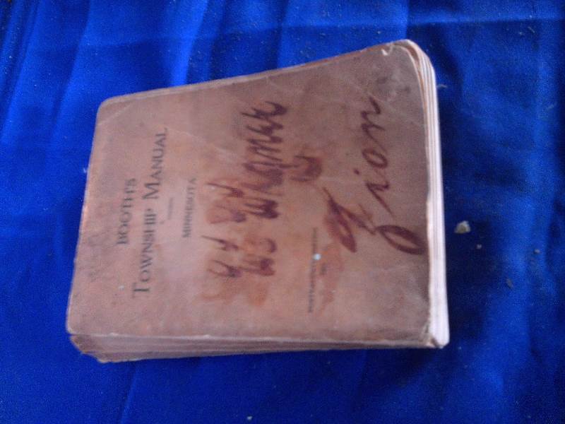 1955 booth township manual
