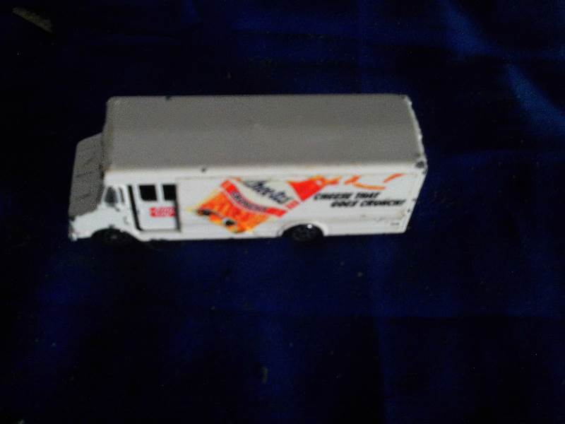 vintage metal cheetos truck