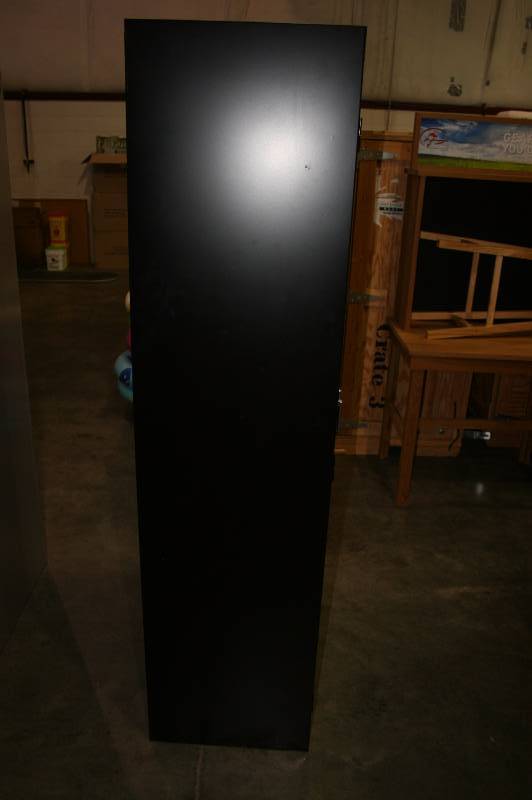 Hon black metal cabinet