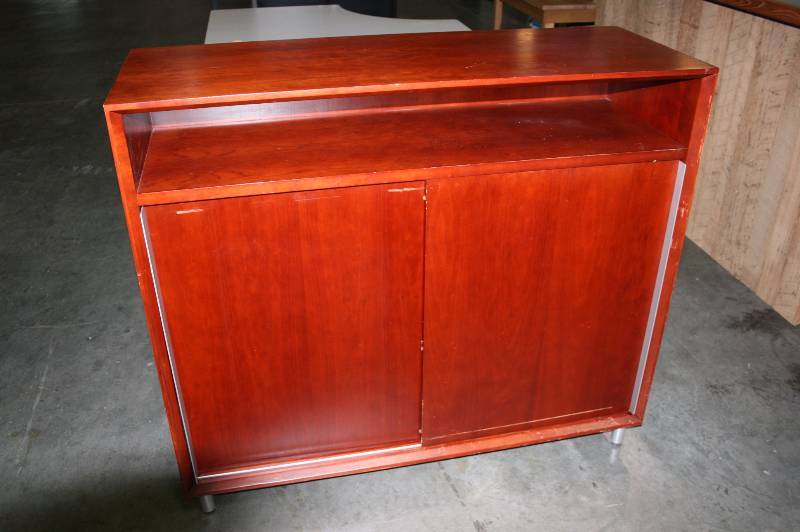 Wood Storage Cabinet