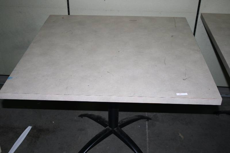 Square top table