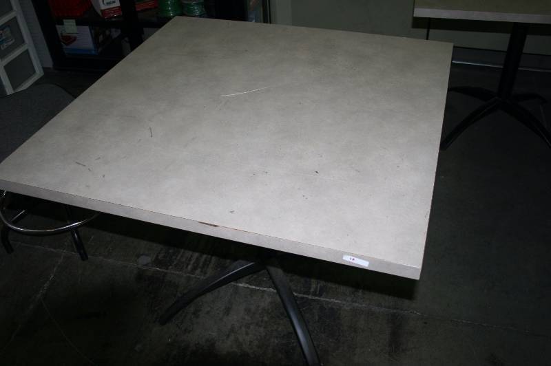 Square top table