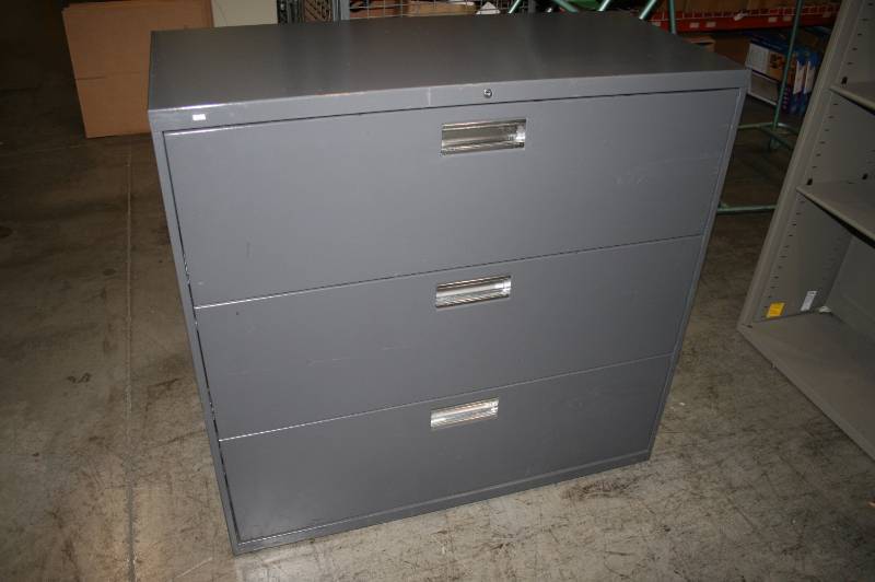 Dark Gray File Cabinet