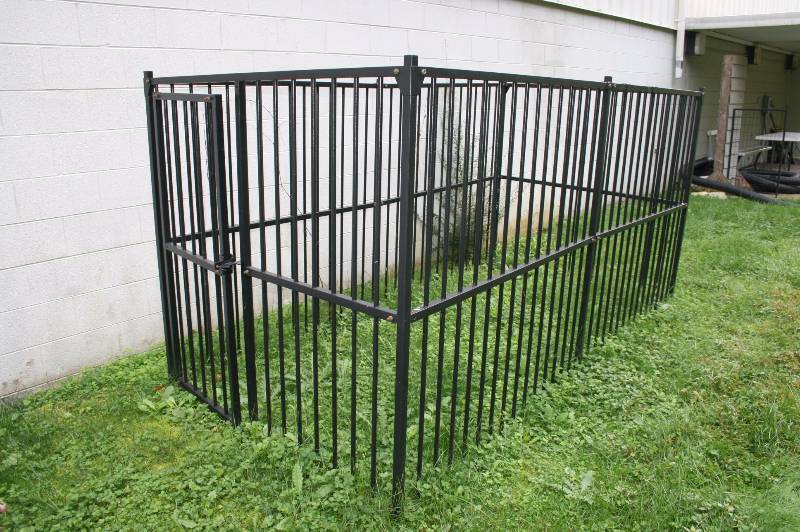 Metal Fence Style Dog Run