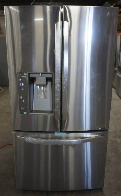 lot 2 image: LG Refrigerator - Model # (LFXS30726S)