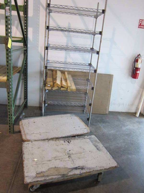 Wire Storage Rack and Carts