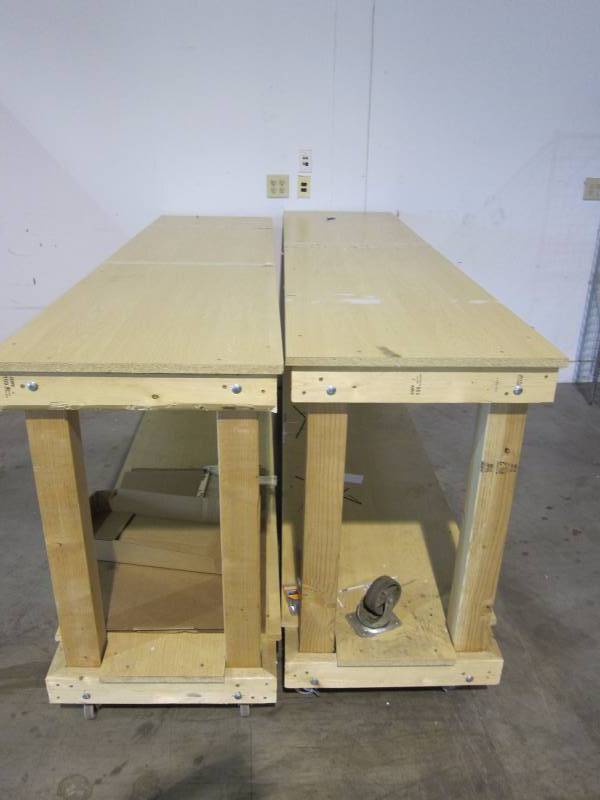 Work Tables with Casters