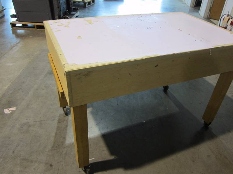 Work Table with Casters