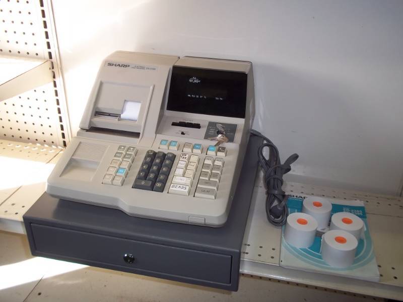 lot 96 image: Used Sharp Cash Register