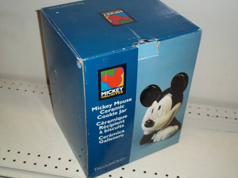 lot 25 image: Mickey Mouse Cookie Jar