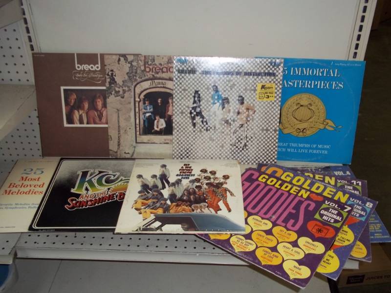 lot 36 image: Misc Lot of LP Albums including Bread, KC and the Sunshine Band and more