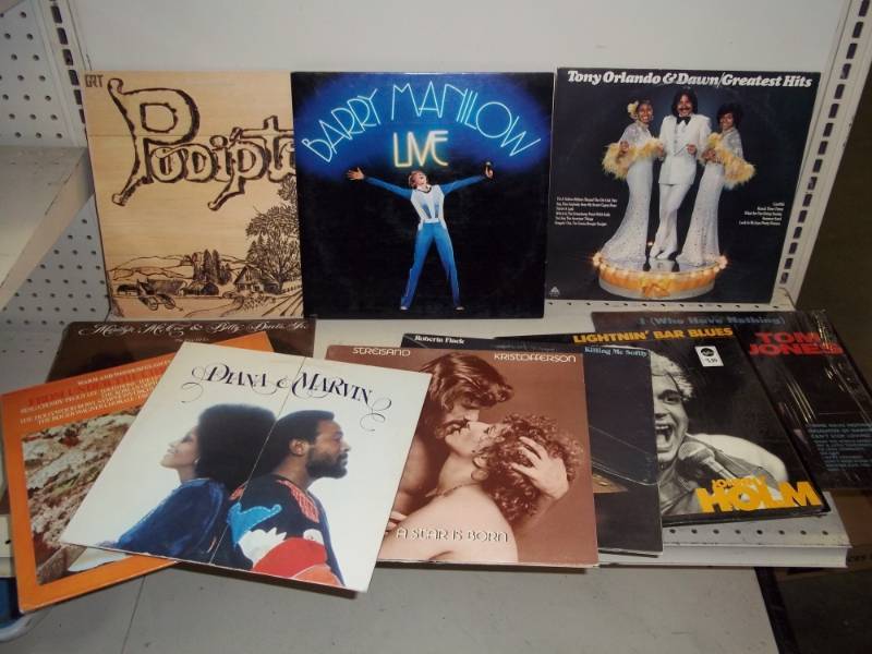 lot 37 image: Misc Lot of LP Albums including Barry Manillow, Tom Jones, Tony Orlando & Dawn and more